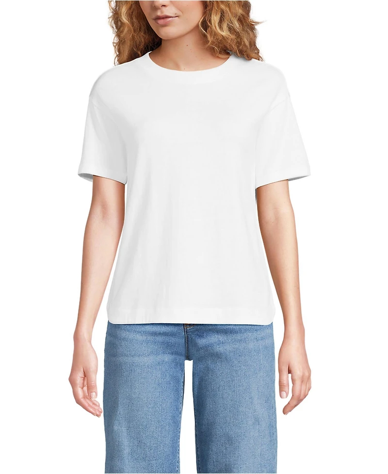 Lands' End Women's Short Sleeve Mariner T-Shirt