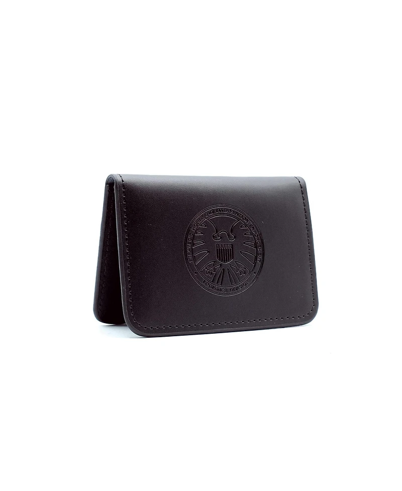 SalesOne Llc Marvel Agents Of S.h.i.e.l.d. Badge Id Card Replica Set Exclusive | Marvel Studios Collectible 4-Inch Black Leather Wallet | Superhero Co
