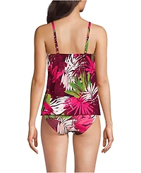 Lands' End Women's Dd-Cup Tulip Hem Tankini Top