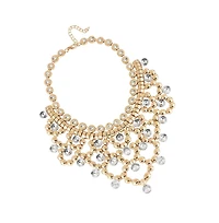 Sohi Chunky Stone Statement Necklace