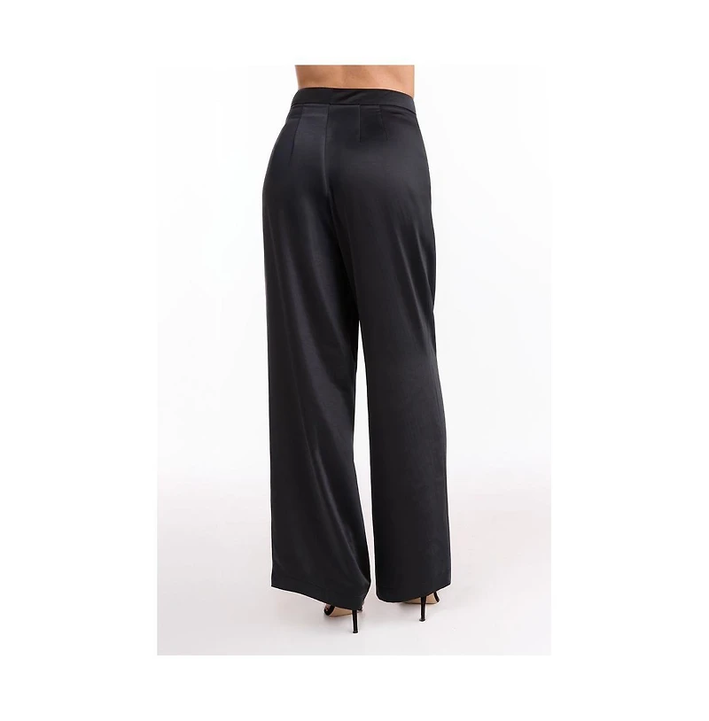 The Noli Shop Womens Valentina Satin Pant