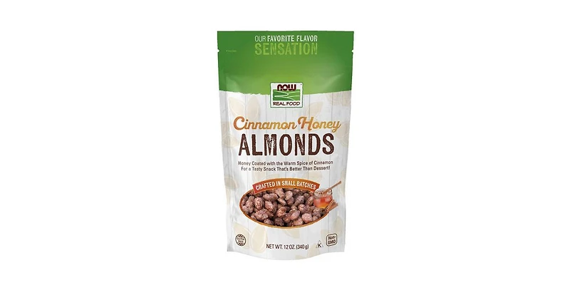Now Foods Cinnamon Honey Almonds ,12 Oz