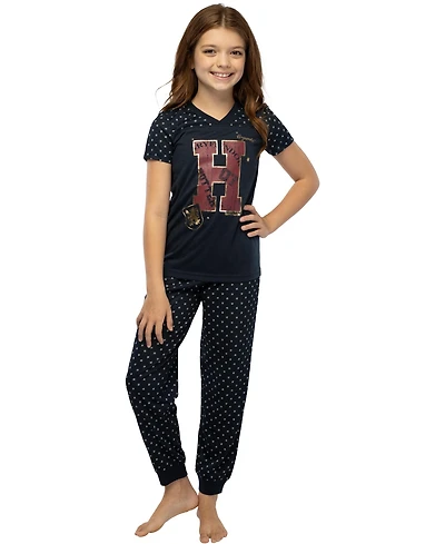 Harry Potter Girls H Is For Gryffindor 2PC Short-Sleeve Shirt Pajama Pant Set
