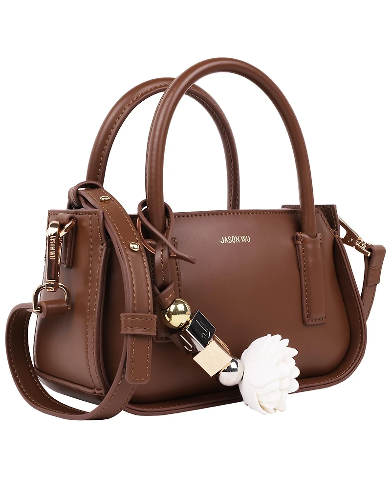 Jason Wu Structured Mini Bag with Removable Crossbody Strap & Jw Charm