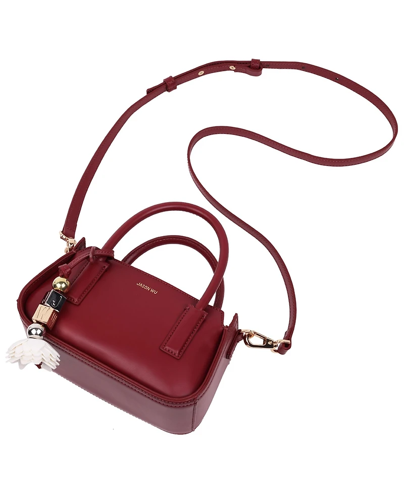 Jason Wu Structured Mini Bag with Removable Crossbody Strap & Jw Charm