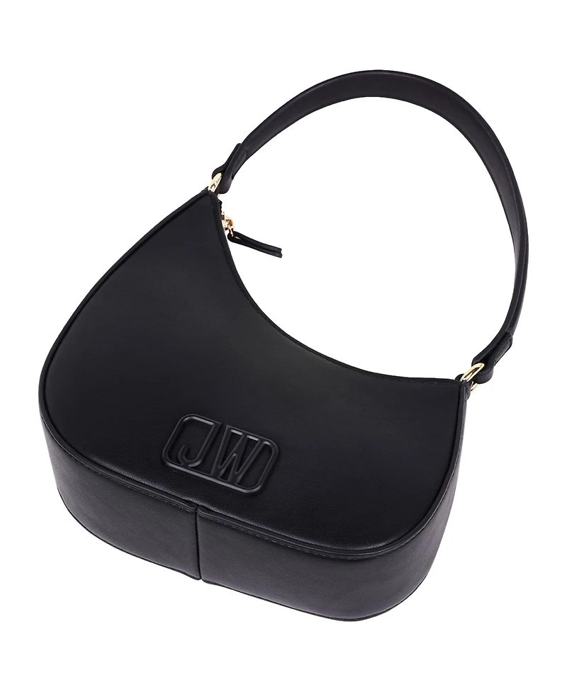 Jason Wu Smooth Pu Shoulder Bag with Tonal 3D Logo