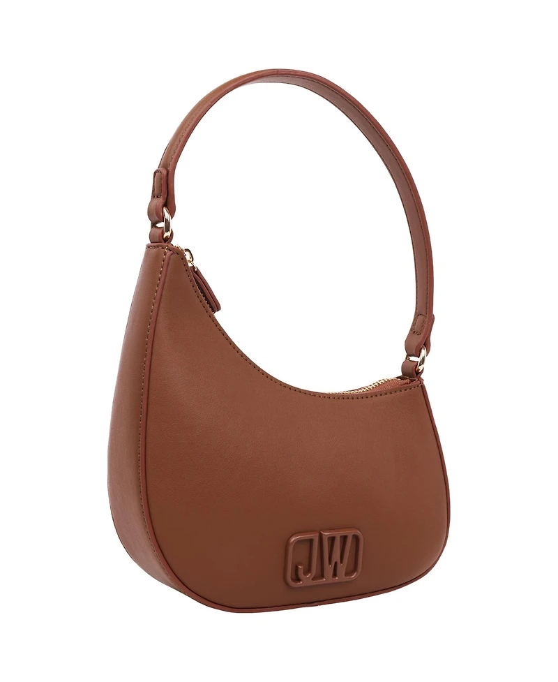 Jason Wu Smooth Pu Shoulder Bag with Tonal 3D Logo