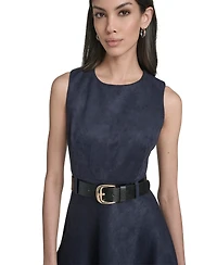 Calvin Klein Women's Belted Midi Dress