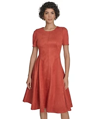 Calvin Klein Women's Fit and Flare Short Dress