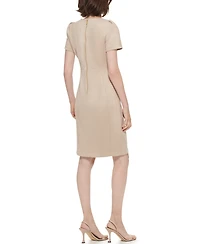 Calvin Klein Women's Crewneck Sheath Short Dress