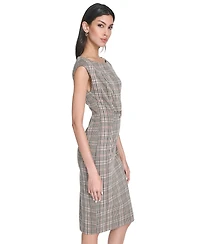 Calvin Klein Women's Menswear Sheath Short Dress