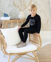 NoggiWear Little Boys Little/Big Puffy Bear Loungewear Set