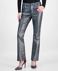 I.n.c. International Concepts Petite Mid-Rise Bootcut Jeans