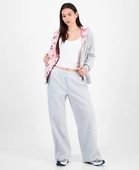 Ultra Flirt Juniors Full Zip Faux Fur Lined Hoodie Faux Fur Lined Sweatpants