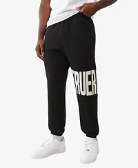 True Religion Men's Logo Standard Jogger Pants