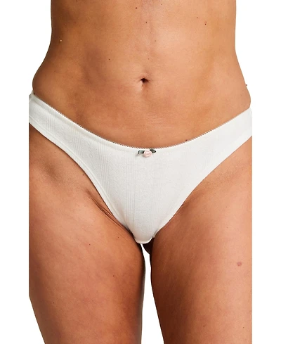 Hunkemoller Women's Pointelle Brazilian