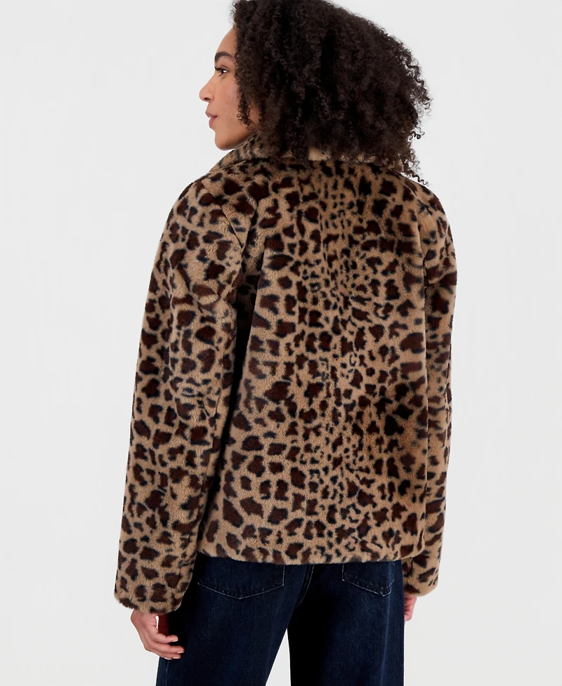 Bcx Juniors' Faux-Fur Jacket