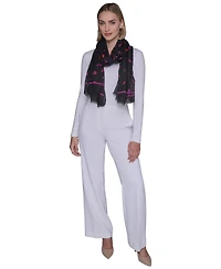Karl Lagerfeld Paris Scattered Letters Neck Wrap