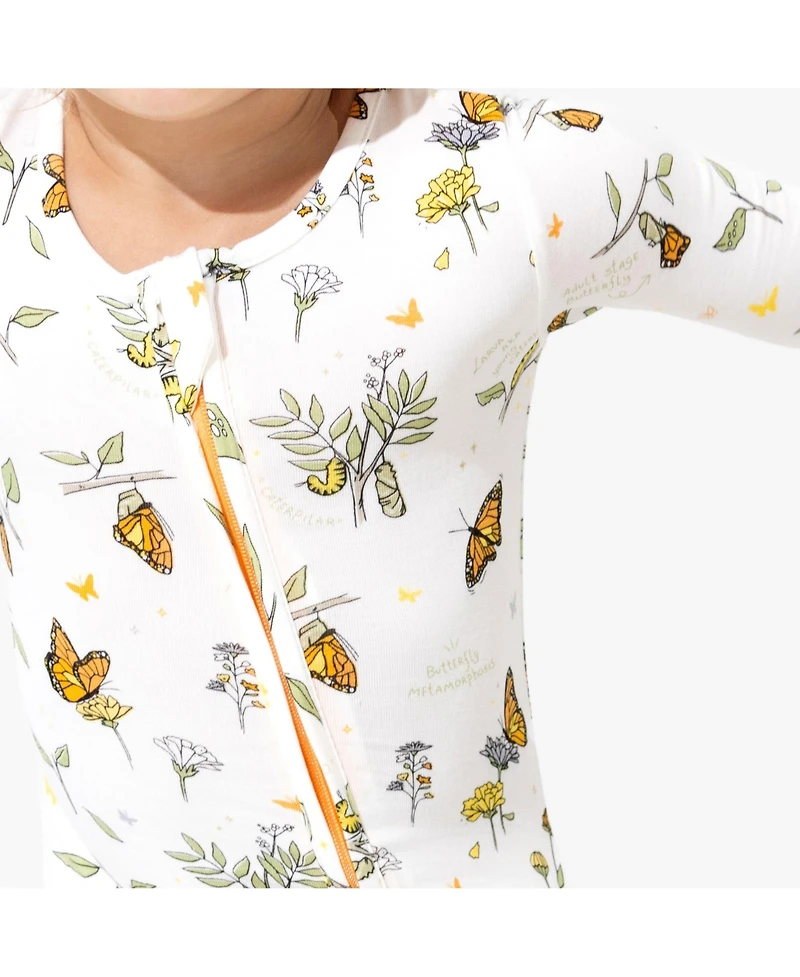 Bellabu Bear Unisex Baby Monarch Butterfly Convertible Footie
