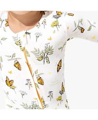 Bellabu Bear Unisex Baby Monarch Butterfly Convertible Footie