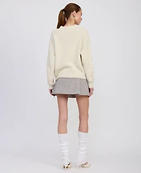 En Saison Women's Alannah Crewneck Sweater