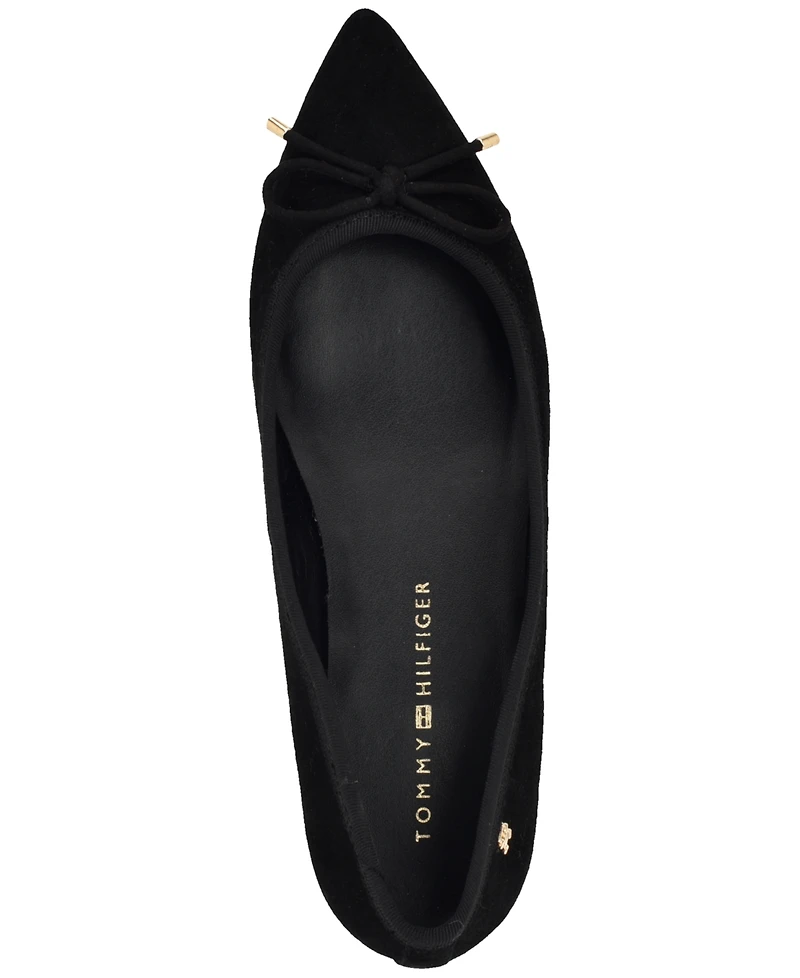 Tommy Hilfiger Women's Kimio Pointed Toe Slip-On Ballet Flats