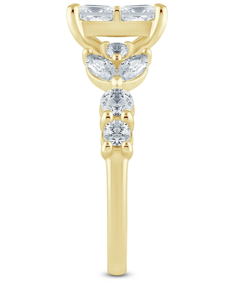 Diamond Engagement Ring (3 ct. t.w.) in 14k Yellow Gold