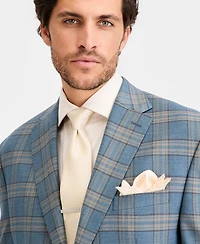 Tayion Collection Men's Classic-Fit Plaid Suit Separate Jacket