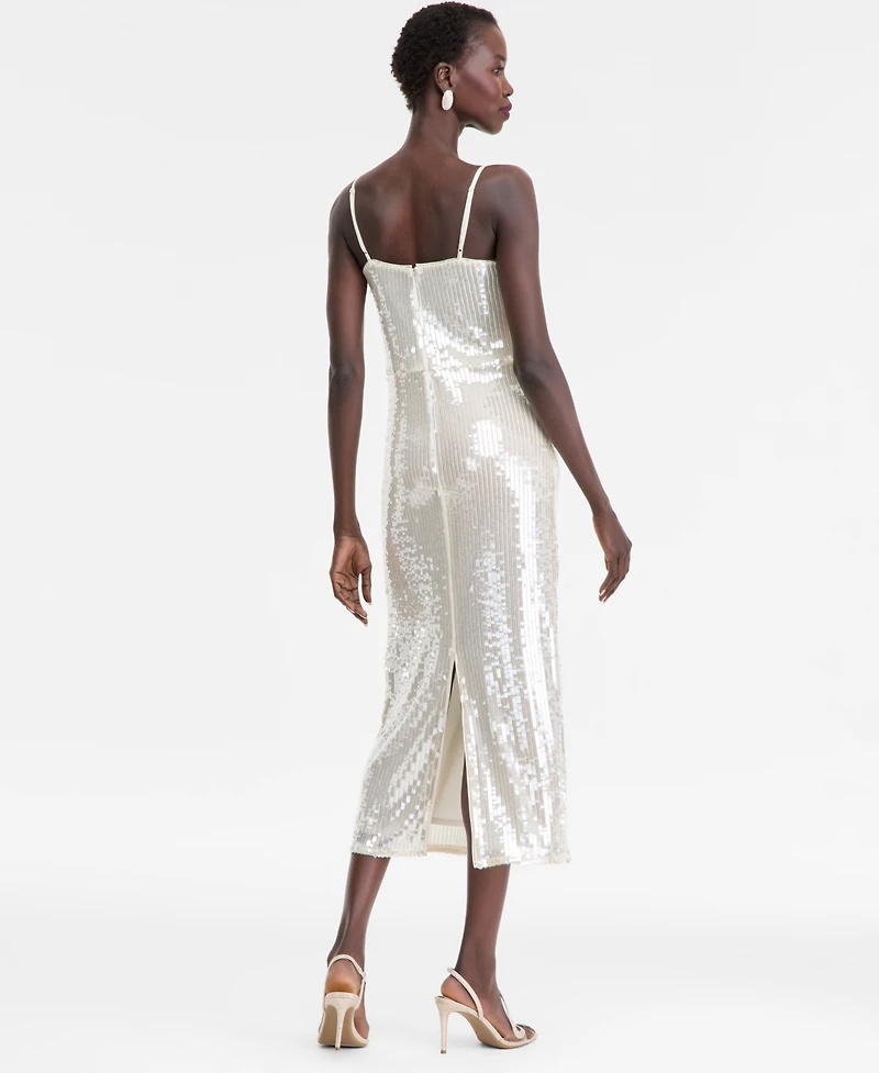 I.n.c. International Concepts Women's Sleeveless Sequin Dress, Macy's Exclusive