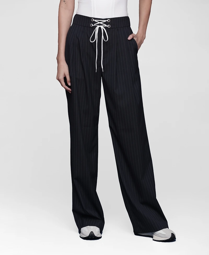 Avec Les Filles Women's Wide Leg Trousers