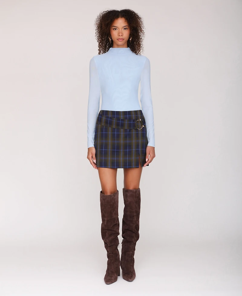 Avec Les Filles Women's Mock Neck Top