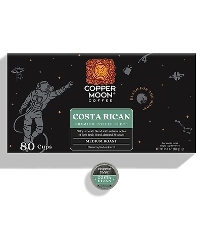 Single Serve Coffee Pods for Keurig K Cup Brewers, Costa Rican Blend, 80 Count