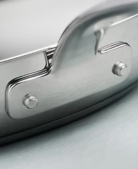 Tramontina Tempo Tri-Ply Base Stainless Steel 14-Pc. Cookware Set with Glass Lids