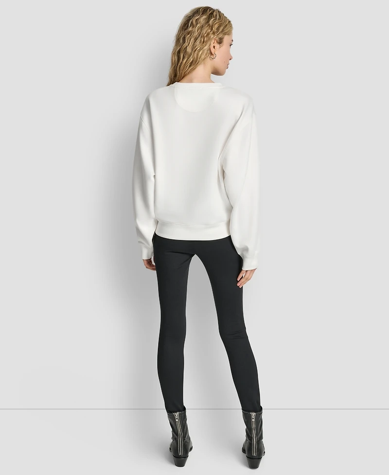 Dkny Women's Crossing Times Square Print Sweatshirt