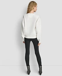 Dkny Women's Crossing Times Square Print Sweatshirt