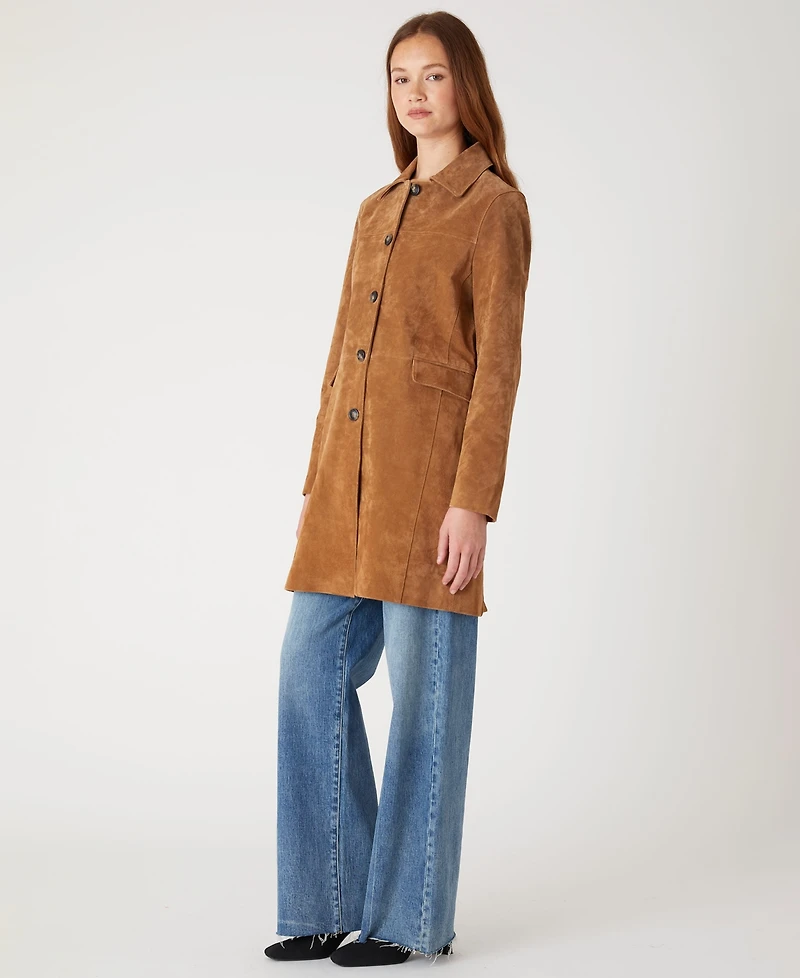 Blank Nyc Women's Collared Trench Coat