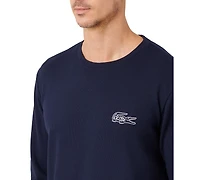 Lacoste Men's Small Croc Thermal Long Sleeve T-Shirt
