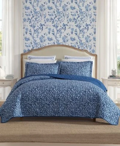 Laura Ashley Elaina Cotton Quilt Set