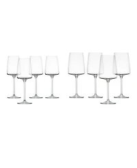 Zwiesel Glas Sensa Red and White Wine Glasses, Set of 8
