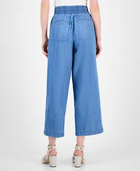 Tommy Hilfiger Women's Chambray Drawstring-Waist Pants