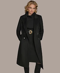 Donna Karan New York Women's Double-Breasted Reefer Coat