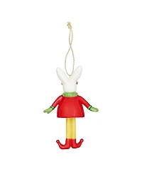 Spode Kit Kemp Christmas Bell Bunny Ornament