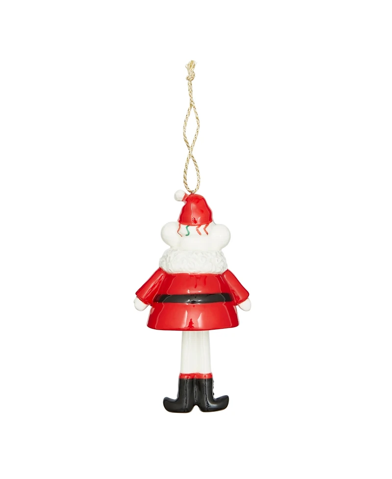 Spode Kit Kemp Christmas Bell Santa Mouse Ornament