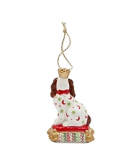 Spode Kit Kemp Christmas Staffordshire Dog Ornament
