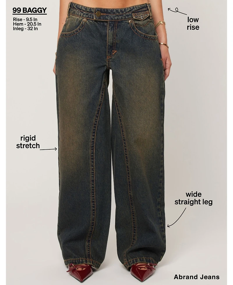 Abrand Women's 99 Utility Hillary Baggy Jeans