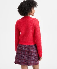 On 34th Women's Lurex Rhinestone-Button Cardigan, Macy's Exclusive