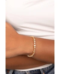 Sterling Forever Ellery Cubic Zirconia Tennis Bracelet