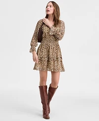 On 34th Women's Animal-Print Mini Dress, Macy's Exclusive