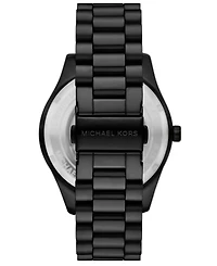 Michael Kors Men's Lexington Automatic Black Ip Stainless Steel Watch, 45mm