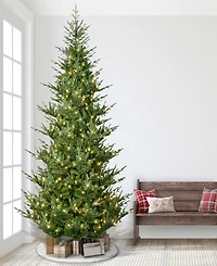 Puleo 10' Pre-Lit Artificial Hillside Spruce Tree